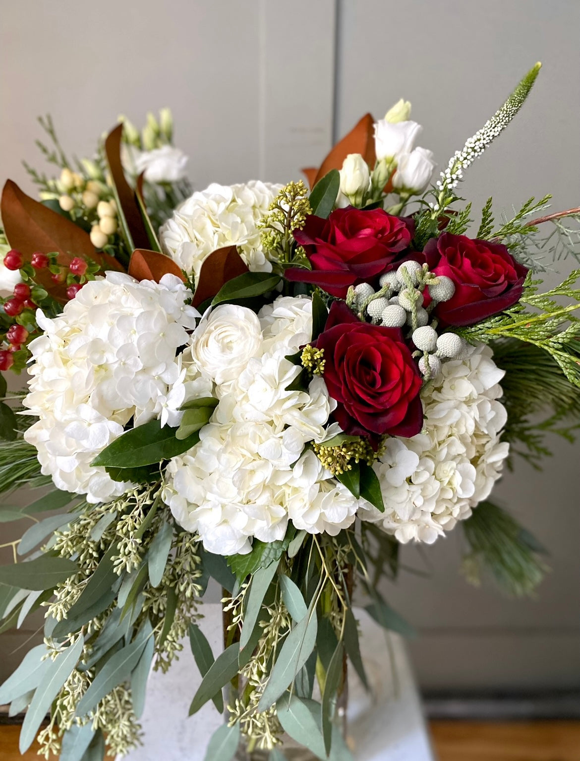 Large Holiday Vase Arrangement