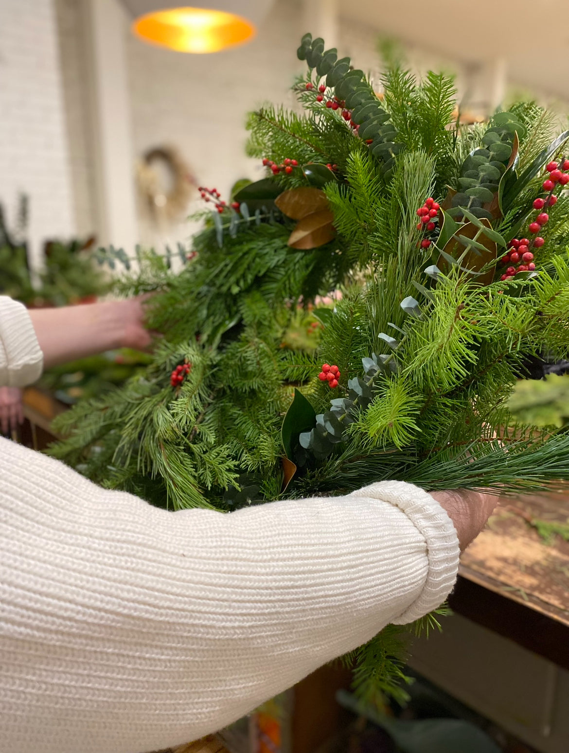 Holiday Wreath Workshop Saturday, November 29th 2pm-3:30pm