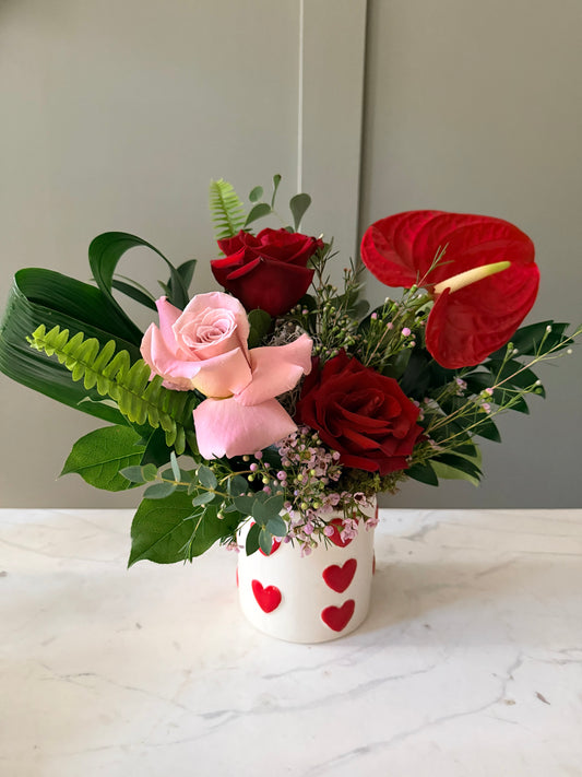 Heartstrings Valentine Arrangement