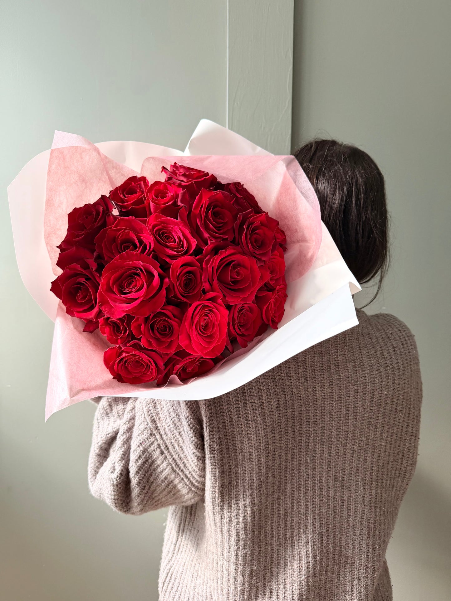 Statement Red Rose Bouquet