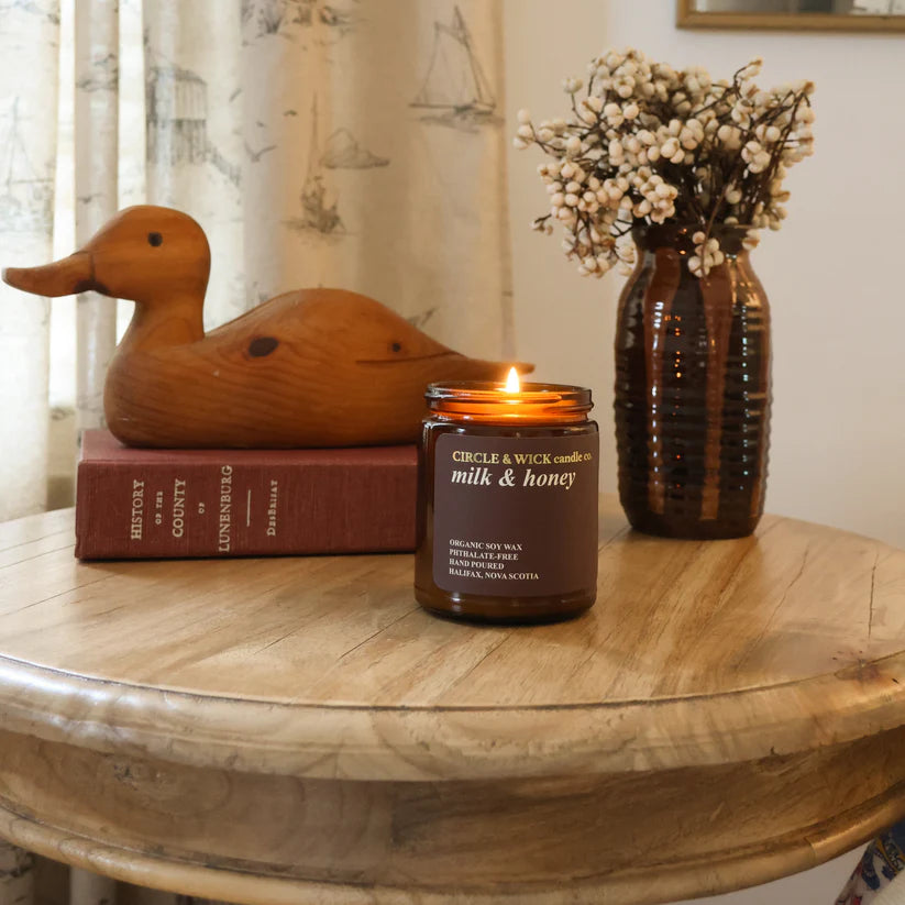 Circle & Wick Candle-Milk and Honey