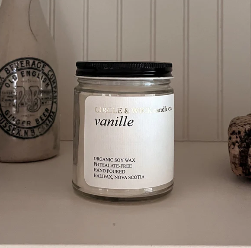 Circle and Wick  Vanille - 9oz Candle