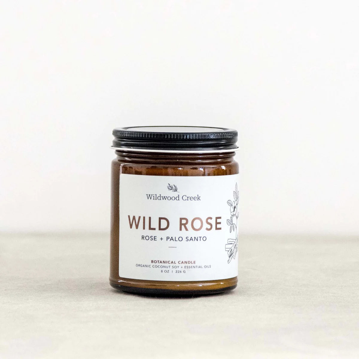 Wild Rose Candle by Wildwood Creek