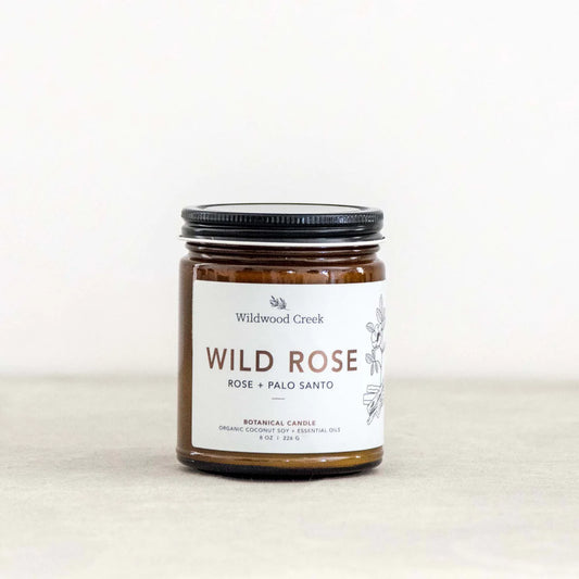 Wild Rose Candle by Wildwood Creek