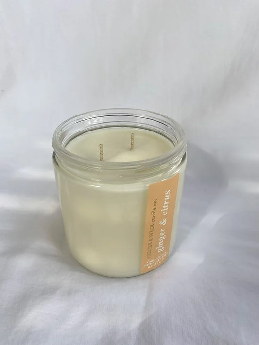 Circle & Wick candle-Ginger and Citrus 16 oz